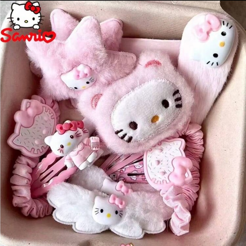 Sanrio 15pcs Sanrio Hello Kitty Hair Accessories Set 😍🔥🔥🔥🆕
